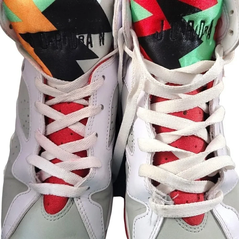 Jordan 7 Retro High Hare Boys SZ 6 (GS) Women 7.5 Sneaker Shoes